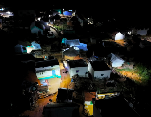 Solar energy electrification in remote villages - Slide 1